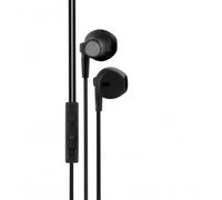 Mooov Écouteurs intra-auriculaires 493166 – Micro intégré, prise jack 1,2m, appel/volume – Noir