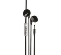 Ecouteur intra-auriculaire avec micro intégré 1,2 m - noir