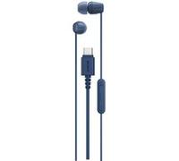 Sony IER-EX15C avec Micro - Écouteurs filaires USB-C pour Android, iPhone, Ordinateur Portable et PC - Câble Anti-enchevêtrement - Parfaits pour Les Voyages et Une Utilisation Quotidienne - Bleu