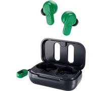 Skullcandy Dime Écouteurs Intra-Auriculaires sans Fil, Autonomie 12 h, Microphone, Compatibles iPhone + Android + Appareils Bluetooth - Bleu/Vert