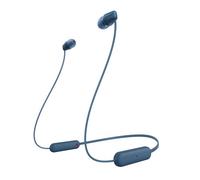 Sony WI-C100 - Écouteurs avec micro - intra-auriculaire - tour de cou - Bluetooth - sans fil - bleu Bleu