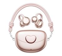 Écouteurs intra-auriculaires à clip, casque Bluetooth, casque à oreille ouverte Bluetooth 6.0, oreillette à clip C Life, HD pour femmes, batterie