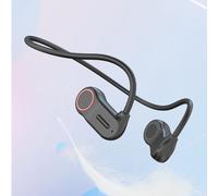 Écouteurs intra-auriculaires à conduction osseuse sans fil, avec microphone intégré, résistants à la transpiration et compatibles avec tous les