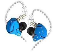 Écouteurs Intra-Auriculaires à Double Pilote 1BA 1DD avec Fil HiFi Sport Gaming - Bleu sans Micro