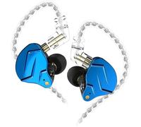 Écouteurs Intra-Auriculaires à Double Pilote 1BA 1DD avec Fil HiFi Sport Gaming - Bleu sans Micro