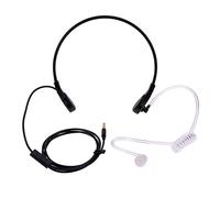 Écouteurs intra-auriculaires à Tube acoustique, 1 broche, 3.5mm, Microphone à gorge, casque d'écoute pour téléphone intelligent Samsung/HTC/LG/Blackberry/motorola