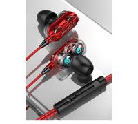 Écouteurs intra auriculaires avec fil, stéréo, basses élevées 6D, 3.5MM, oreillettes HIFI en métal avec micro, pour téléphones Xiaomi Samsung Huawei