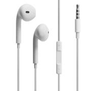 Ecouteurs intra-auriculaires avec microphone à distance pour Apple iPhone 6 - 5S - Blanc