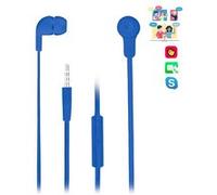 Écouteurs intra auriculaires avec microphone NGS CROSS SKIP BLUE -1.2m câble - technologie assistant vocal - 3.2mm Bleu G