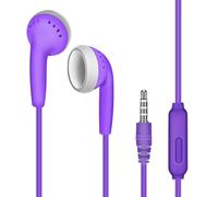 Écouteurs intra auriculaires blancs pour Samsung Galaxy S6, casque filaire avec micro, prise Jack 3.5mm, casque d'écoute pour téléphones intelligents, Volume réglable