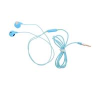 Écouteurs Intra-auriculaires Bleu Abs avec Microphone et Prise Jack 3,5 Mm | Son Stéréo, Bouton de Réponse, Compatibilité Audio Devices et Mp3, Format Compact, Usage Quotidien