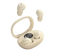 Écouteurs Intra Auriculaires Bluetooth 2 g pour Dormir sur le Côté Beige YONIS