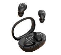 Écouteurs Intra Auriculaires Bluetooth 2 g pour Dormir sur le Côté Noir YONIS
