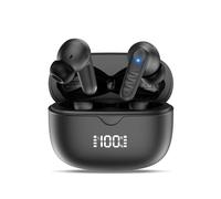 Écouteurs intra-auriculaires Bluetooth 5.3 sans fil avec 4 microphones, réduction du bruit ENC, étanchéité IPX7, autonomie de 36 heures, stéréo HiFi, affichage LED, USB-C