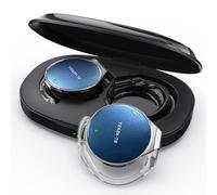 Écouteurs intra-auriculaires Bluetooth 5.4, écouteurs ouverts sans fil Bluetooth, réduction du bruit, clip en forme de goutte d'eau, casque de sport Bluetooth avec 4 microphones, crochets d'oreille