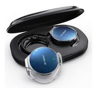 Écouteurs intra-auriculaires Bluetooth 5.4 - Sans fil - Avec clip en forme de goutte d'eau - Avec 4 microphones - Crochets d'oreille confortables