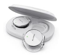Écouteurs intra-auriculaires Bluetooth 5.4 - Sans fil - Avec suppression du bruit - Clip en forme de goutte d'eau - Avec 4 microphones - Comfort Fit - Blanc