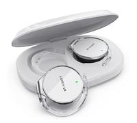 Écouteurs intra-auriculaires Bluetooth 5.4, sans fil, suppression du bruit, clip en forme de goutte d'eau, avec 4 microphones, crochets d'oreille confortables