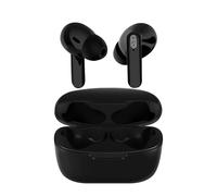 Ecouteurs intra-auriculaires Bluetooth Akashi noirs avec étui de chargement et autonomie de 3 heures