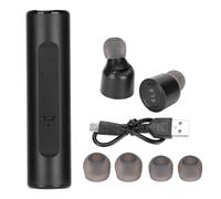 Écouteurs intra-auriculaires Bluetooth avec traduction multilingue en temps réel et son stéréo, confortables pour la communication internationale.
