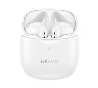 Écouteurs Intra-Auriculaires Bluetooth sans Fil avec Basses puissantes avec USB-C Quick Charge BT 5.0 HiFi 3D Son stéréo True Wireless Earbuds avec Microphone intégré Touch Control Super Mini (Blanc)