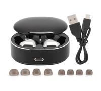 Écouteurs intra-auriculaires Bluetooth sans fil, invisibles, mini et discrets. Connexion rapide, confort optimal, réduction du bruit, micro HD,