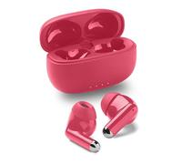 Écouteurs Intra-Auriculaires Bluetooth sans Fil Music Sound Drift avec boîtier Compact et coloré, appairage Automatique, Commandes tactiles, Jusqu’à 22 Heures d’autonomie, Rose