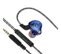 Écouteurs Intra-auriculaires - Casque Filaire Avec Microphone | Écouteurs Fils À Isolation Sonore, Adaptés Sport, Course, Salle De Gym, Dispositif Audio Pour Chanteurs, Batteurs Et Musiciens En Perfor