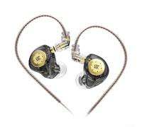 Écouteurs intra-auriculaires de sport KZ EDX Pro avec double circuit magnétique, parfaits pour les amateurs de musique (modèle standard noir)