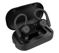 Écouteurs intra-auriculaires de sport TWS True Wireless Bluetooth 5.0, son stéréo, étanchéité IPX7, noir