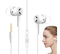 Écouteurs intra-auriculaires | Écouteurs filaires avec microphone - Écouteurs antibruit jack 3,5 mm pour voyage, avion, studio, enregistrement, entraînement, école, production musicale