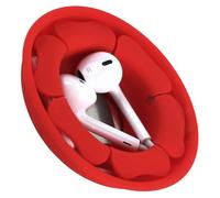 Écouteurs intra-auriculaires Ecouteurs support coque, Mairui Ecouteurs Oreillettes en silicone souple de rangement magnétique, oreillettes Ecouteurs Keeper Boîte de rangement de gestion de cordon Enrouleur de câble pour Samsung/Sony/iPhone EarPods