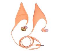 Écouteurs intra auriculaires en forme d'elfe, Design universel, oreillettes filaires, avec micro intégré, USB