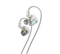 FiiO Écouteurs intra-auriculaires JD10 - Version 3,5 mm ou type C (Transparant - 3,5 mm)