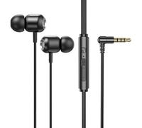 Écouteurs intra-auriculaires filaires avec microphone, isolation phonique filaire pour écouteurs jack 3,5 mm pour iPhone, Samsung, ordinateur, ordinateur portable, enfants, étudiants (noir)