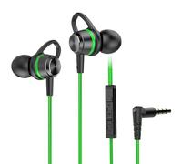 Écouteurs intra-auriculaires filaires avec Microphone, pour manger du poulet, écouter, discuter de la voix, coude, ordinateur, téléphone portable, nouveau jeu