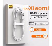 Écouteurs intra-auriculaires filaires de Type C, 3.5mm, pour Redmi Note Xiaomi 17 15 14 13 12 11 Pro, casque d'écoute pour téléphone Samsung Huawei tablette Earbuds 3.5mm