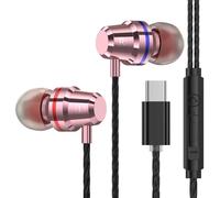 Écouteurs intra auriculaires filaires de Type c, oreillettes de Sport et de musique, en métal, avec micro, pour Samsung Xiaomi Mi 8 Huawei P20 P30 LeEco