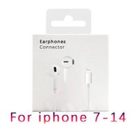 Écouteurs intra-auriculaires filaires d'origine pour iPhone 16 15 14 13 12 11 Pro Max 7 8Plus X XR XS,Lightning USB C 3.5mm Violet