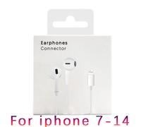 Écouteurs intra-auriculaires filaires d'origine pour iPhone 16 15 14 13 12 11 Pro Max 7 8Plus X XR XS,Lightning USB C 3.5mm Violet