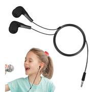 Écouteurs intra-auriculaires filaires - Écouteurs pour enfants pour l'école | Embouts en silicone souple avec prise jack 3,5 mm et câble anti-nœuds pour salles de ibliothèques, e-learning et
