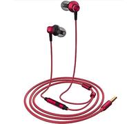 Écouteurs intra-auriculaires filaires Hi-Fi stéréo basse avec micro et suppression du bruit pour casque Android Deivce/Samsung/Google Pixel/iOS/ordinateur portable/PC pour la course à pied