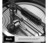 Écouteurs intra auriculaires filaires HIFI, oreillettes de Sport avec micro, pour téléphone portable, Volume réglable, pour Xiaomi, 3.5mm