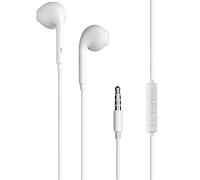 Bigben Connected Écouteurs intra-auriculaires Jack 3,5 mm avec télécommande et micro Bouton blanc