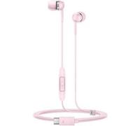 Sennheiser CX 80U - Écouteurs intra-auriculaires filaires, connexion USB-C, télécommande intelligente à un bouton avec microphone intégrée, écouteurs fermés pour une réduction passive du bruit, sakura