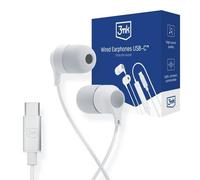 Écouteurs intra-auriculaires filaires USB-C 3MK blancs