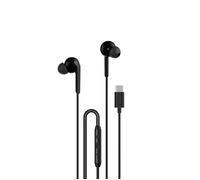 Écouteurs intra-auriculaires filaires X3C+ avec microphone et télécommande USB-C, câble de 1,2 m - Noir