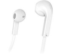 Hama Advance Écouteurs intra-auriculaires filaire Stereo blanc volume réglable Hi-Fi