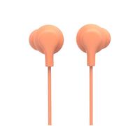 Écouteurs intra-auriculaires - HAMA - Curly - USB-C - Micro/prise d'appels - Protection anti-pliage - Orange