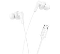 Écouteurs intra-auriculaires - HOCO - M114 - Connecteur USB-C - Filaire - Blanc